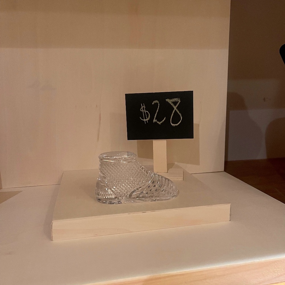 WATERFORD CRYSTAL BABY SHOE